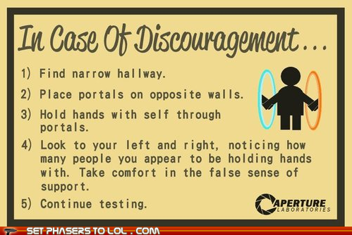 In Case of Discouragement